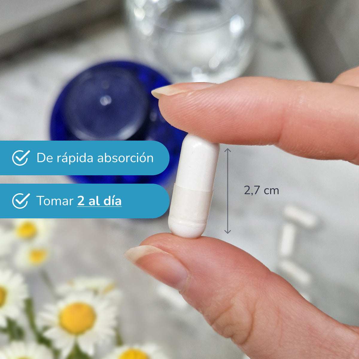 Förpackning 2xMagnesiumbisglycinat 500 mg Planeta Huerto 180 kapslar