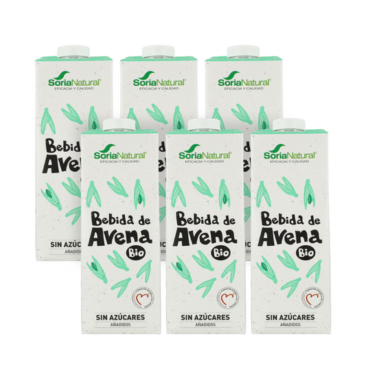 6-pack ekologisk havredryck Soria Natural 1 l