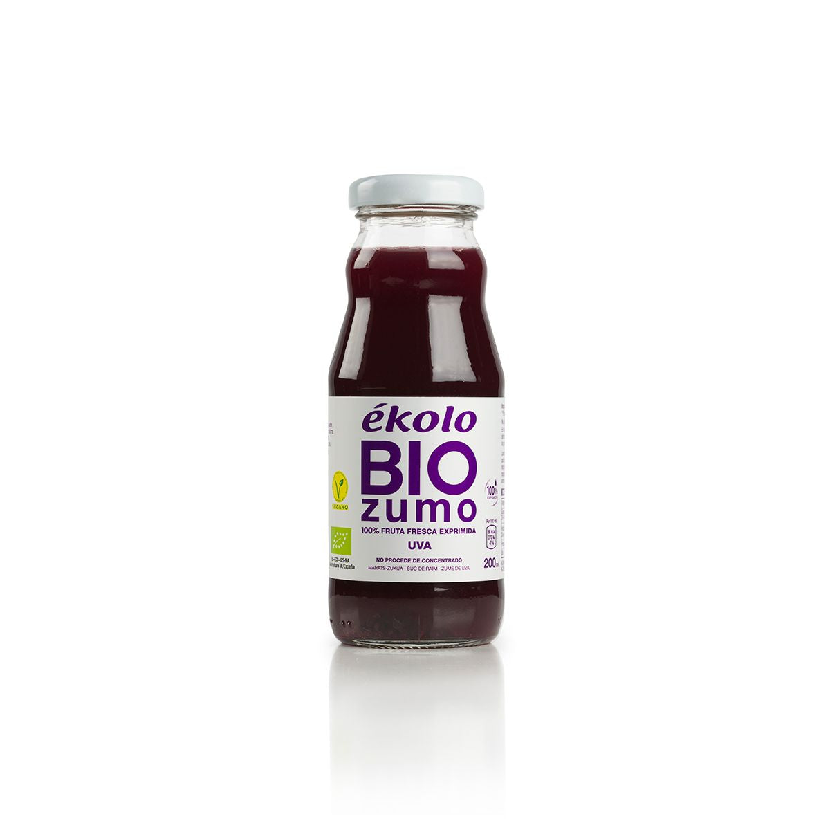 100 % gepresster BIO-Traubensaft Ékolo 200 ml