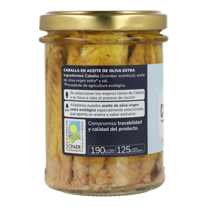 Packung 6x Makrele in Olivenöl ECO Planeta Huerto 190 gr