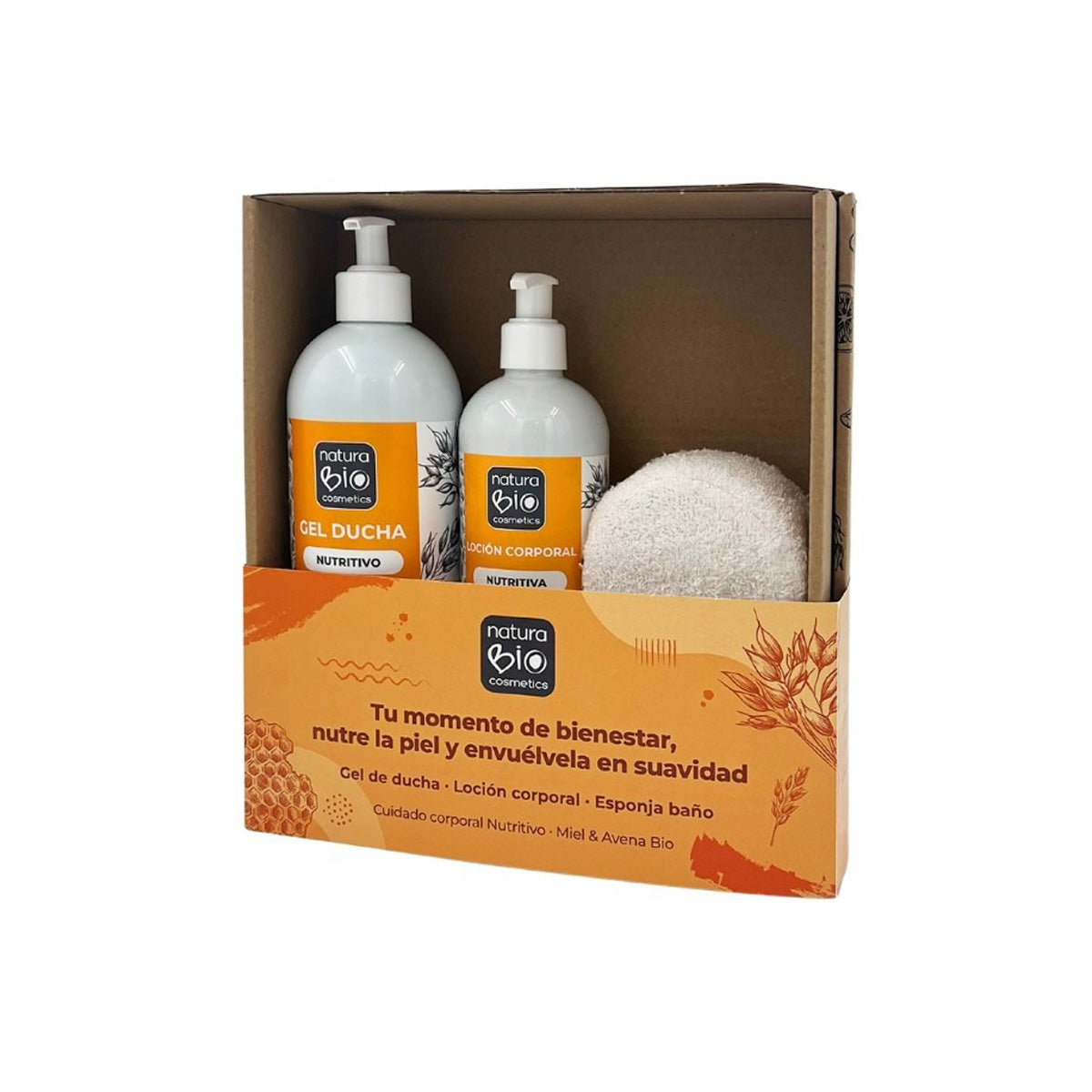 Packung Körperpflege und -hygiene Nährstoffreich + Geschenkbox NaturaBIO Cosmetics