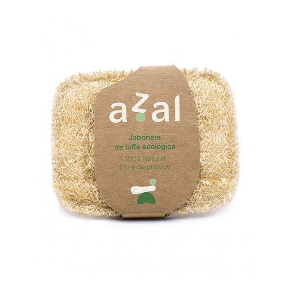 Azal Luffa Soap Dish for Solid Soaps, 8 x 10 cm