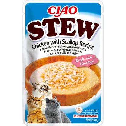 Churu Stew Gulasz z kurczaka z przegrzebkami 40 g