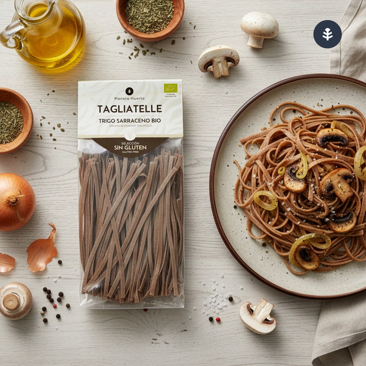 Tagliatelle di grano saraceno ECO senza glutine Planeta Huerto 350 g