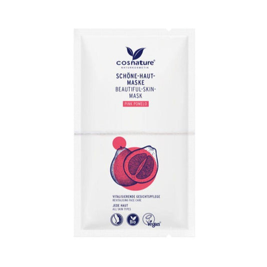 Cosnature Organic Pink Grapefruit Beautiful Skin Face Mask 2 x 8 ml