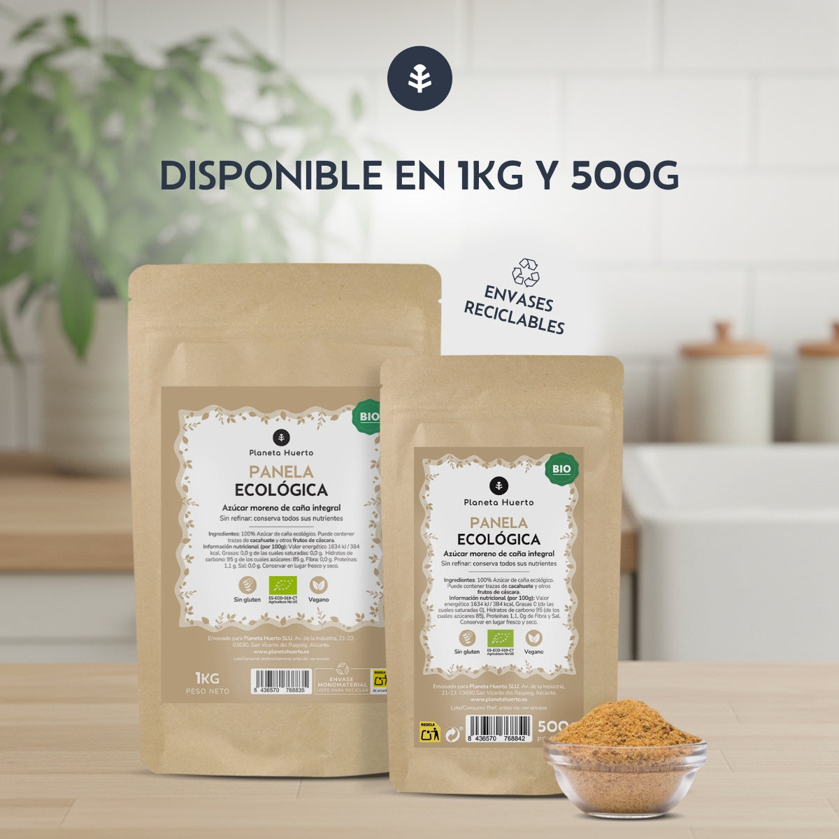 Panela Zucchero ECO Planeta Huerto