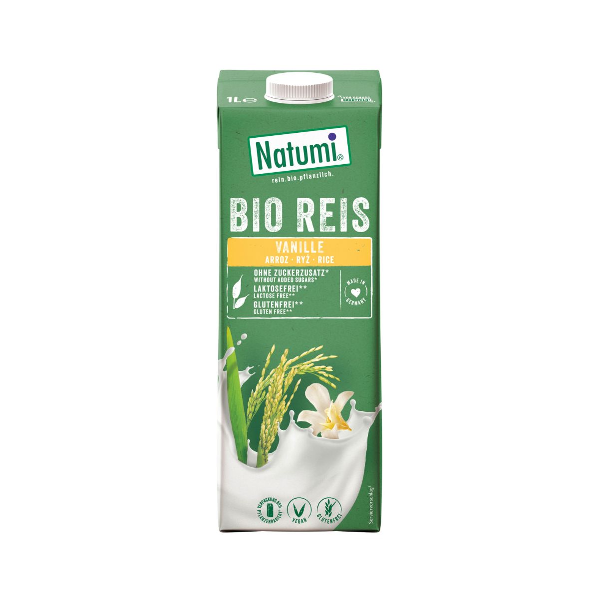 Biologische rijst-vanilledrank Natumi 1 l