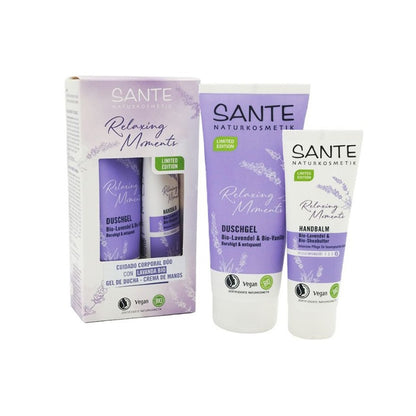 Confezione regalo per la cura del corpo Relaxing moments lavanda