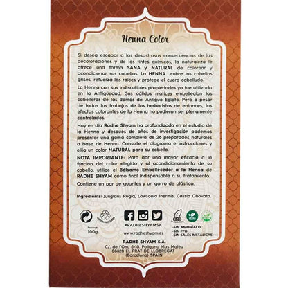 Henna-Pulver Hellbraun 100 g