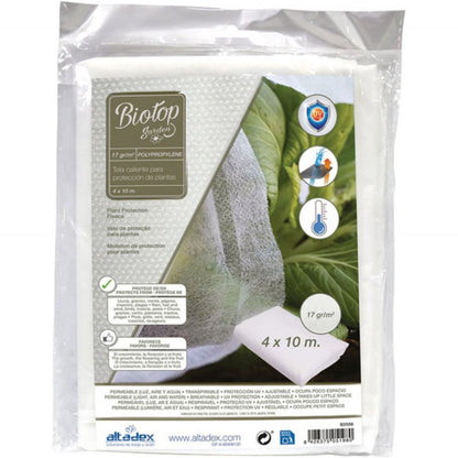 Toile de protection des cultures anti-gel Biotop 4 x 10 m 17 g/m²