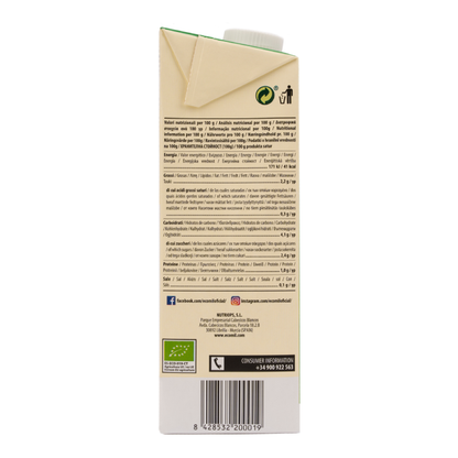 Plantaardige amandeldrank gezoet met agave BIO EcoMil 1 L