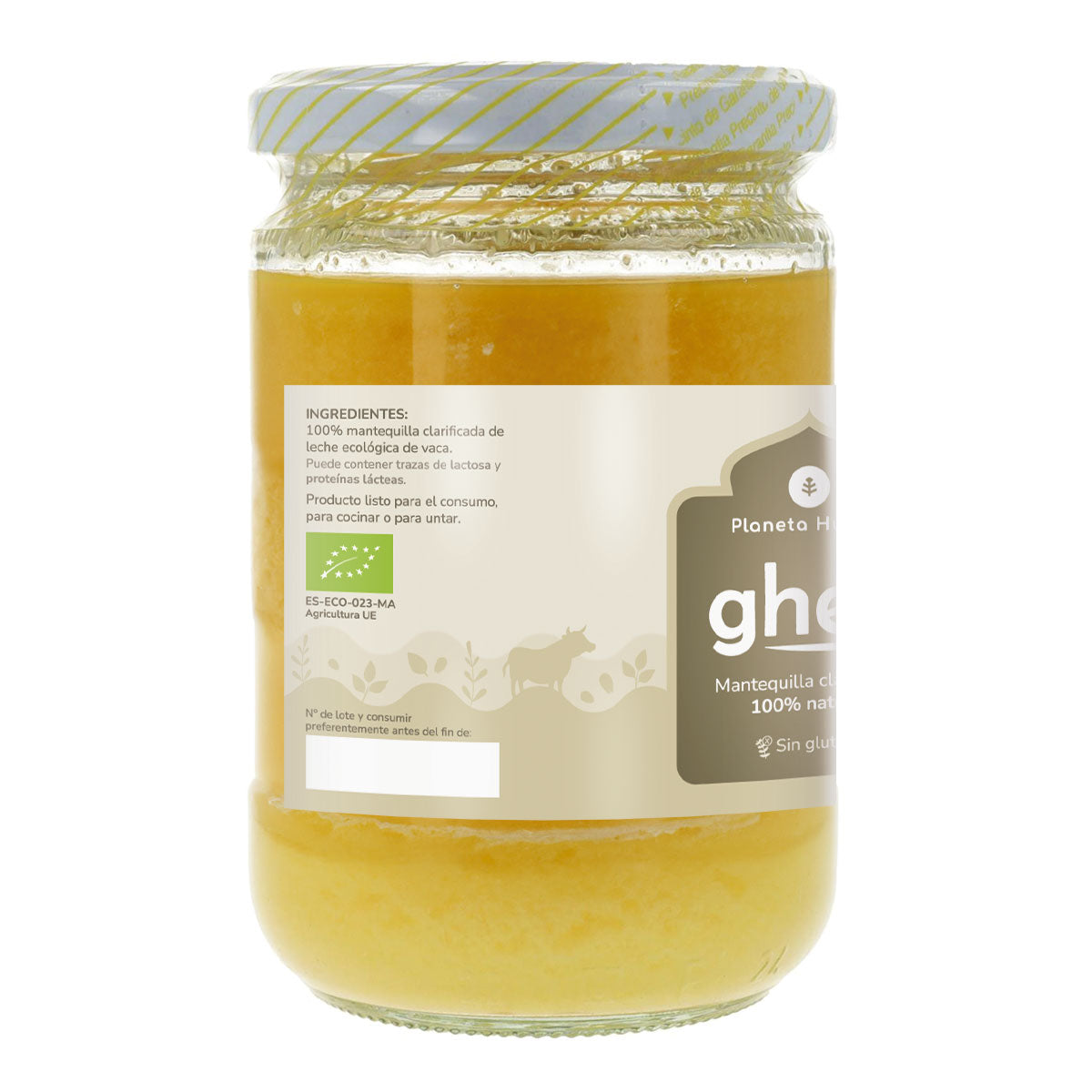 Packung 3xGhee geklärte Butter ECO Planeta Huerto 500 gr