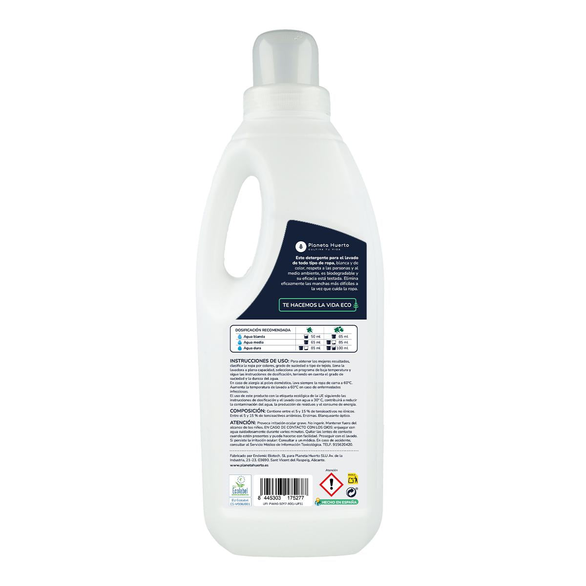 Confezione 3xDetersivo liquido per bucato ECO non profumato Planet Orchard 1,5 litri