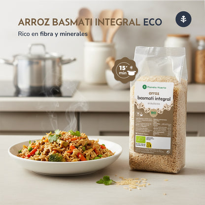 Brauner Basmati-Reis ECO Planeta Huerto 2,5 kg