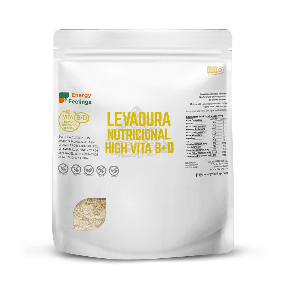 Levadura nutricional high vitamina D Energy Feelings 250 g