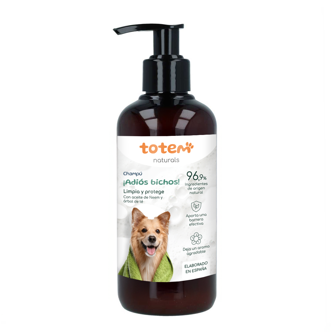 Pack répulsif pour chiens Shampooing  + Spray Totem Naturals