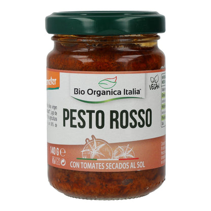 Bio-Pesto Rosso aus getrockneten Tomaten Organica Italia 140 g