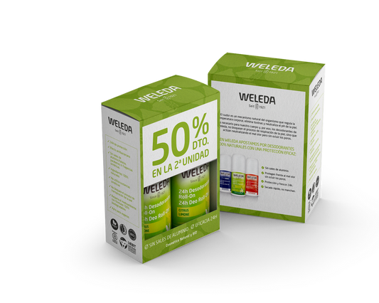 Déodorant roll-on Duplo Citrus 24h  50 ml Weleda