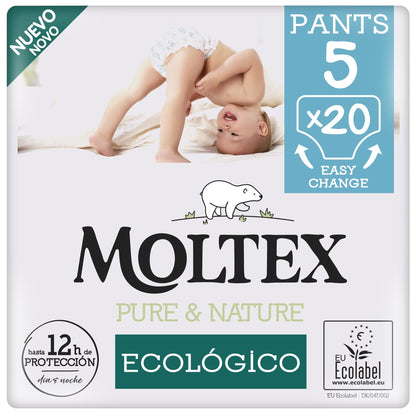 Moltex Pure & Nature T5 Nappies (9-14 kg), 20 units
