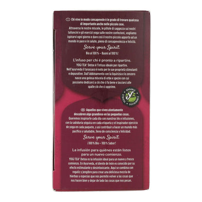 Yogi Tea BIO Detox, 17 bolsitas