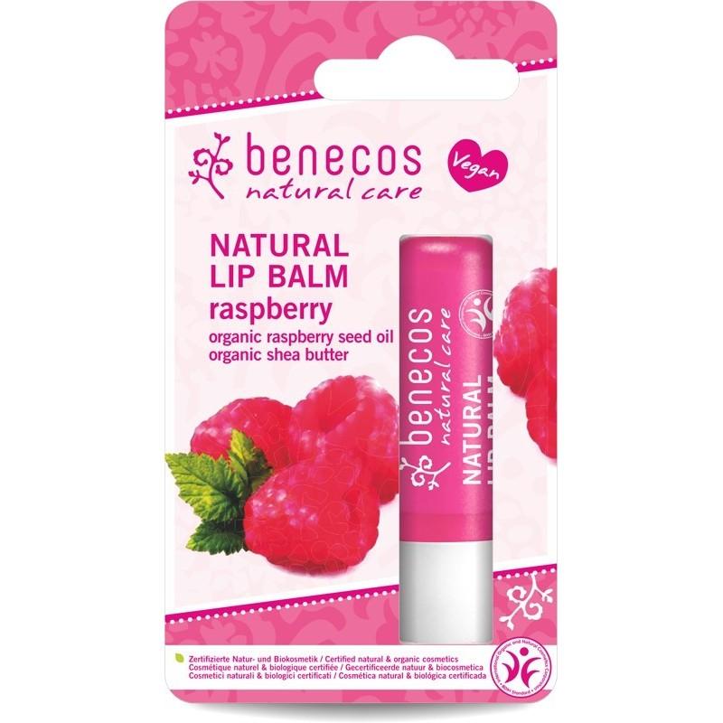 Baume à lèvres vegan framboise Benecos 4,7 g