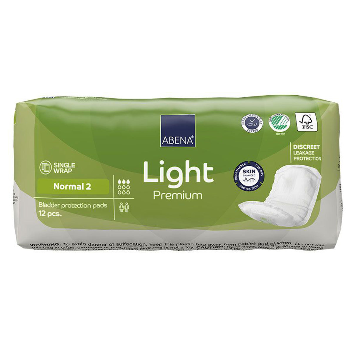 Abena Light Premium Normal Incontinence Pads 2 12 pcs