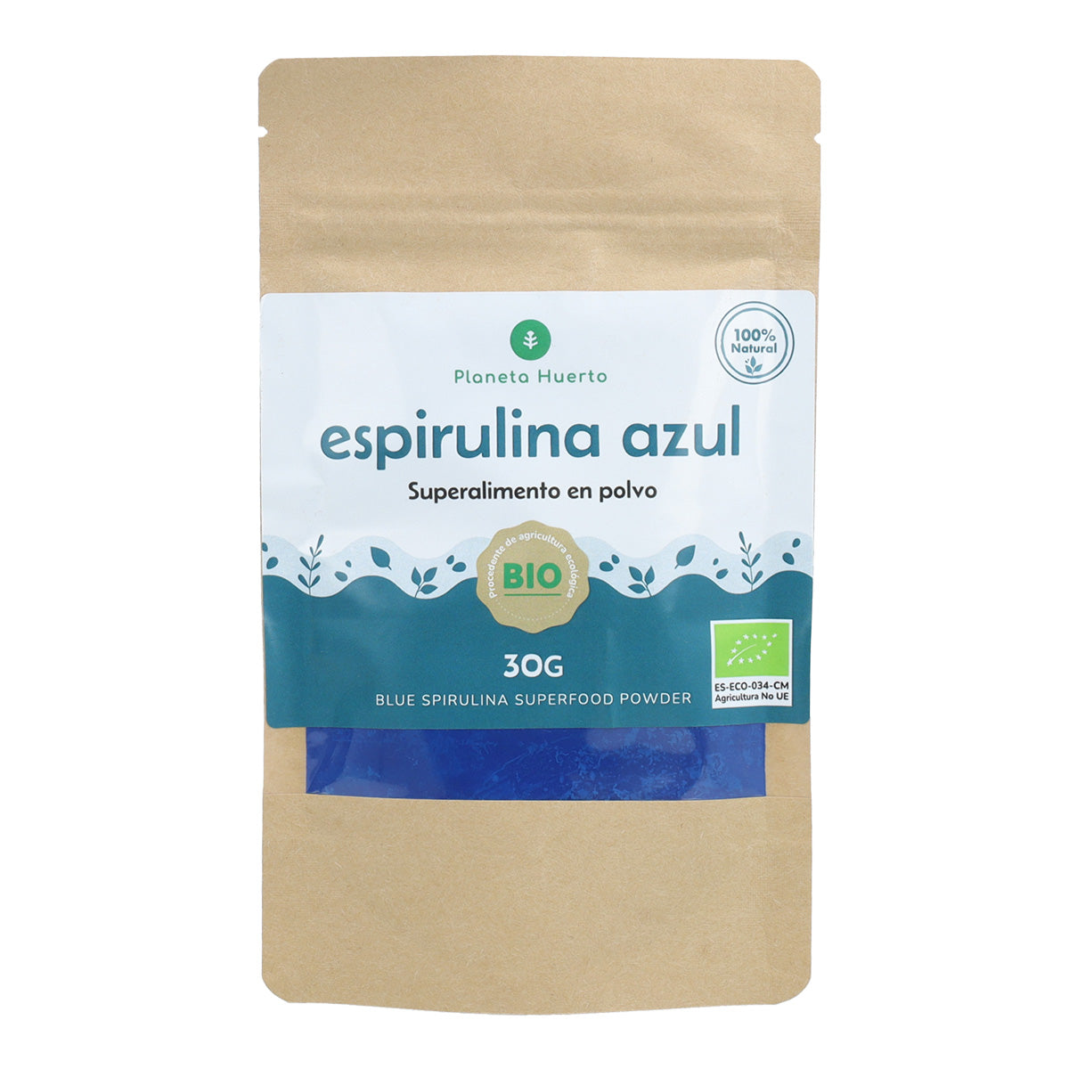 Blå Spirulina Planeta Huerto 30gr