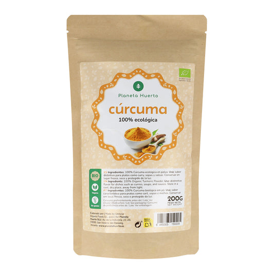 Kurkumapulver ECO Planeta Huerto (200g Beutel)