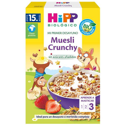 Crunchy müsli för barn Bio +15 månader HiPP 200 g