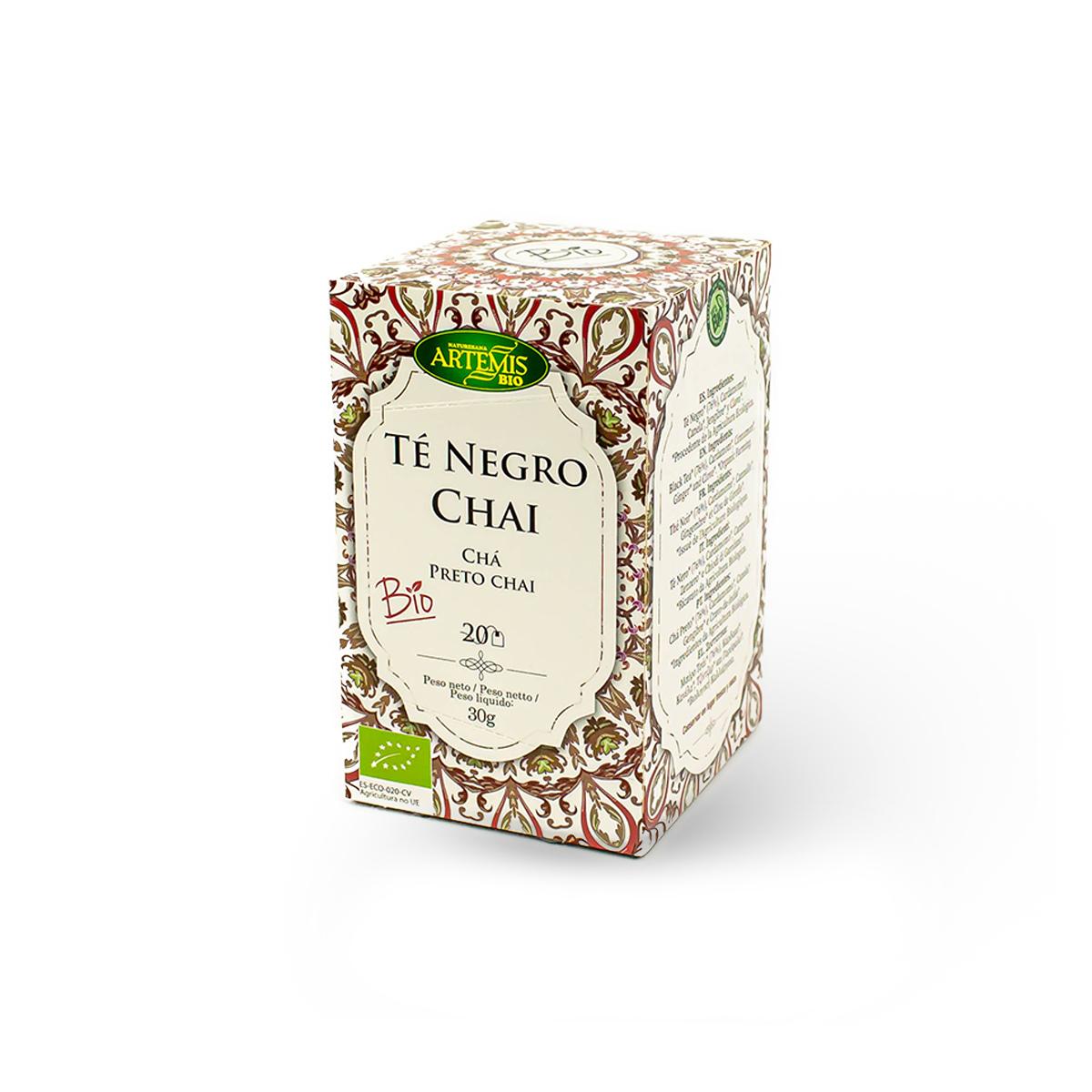 Te Chai Negro Eco 20 Filtros Artemisbio