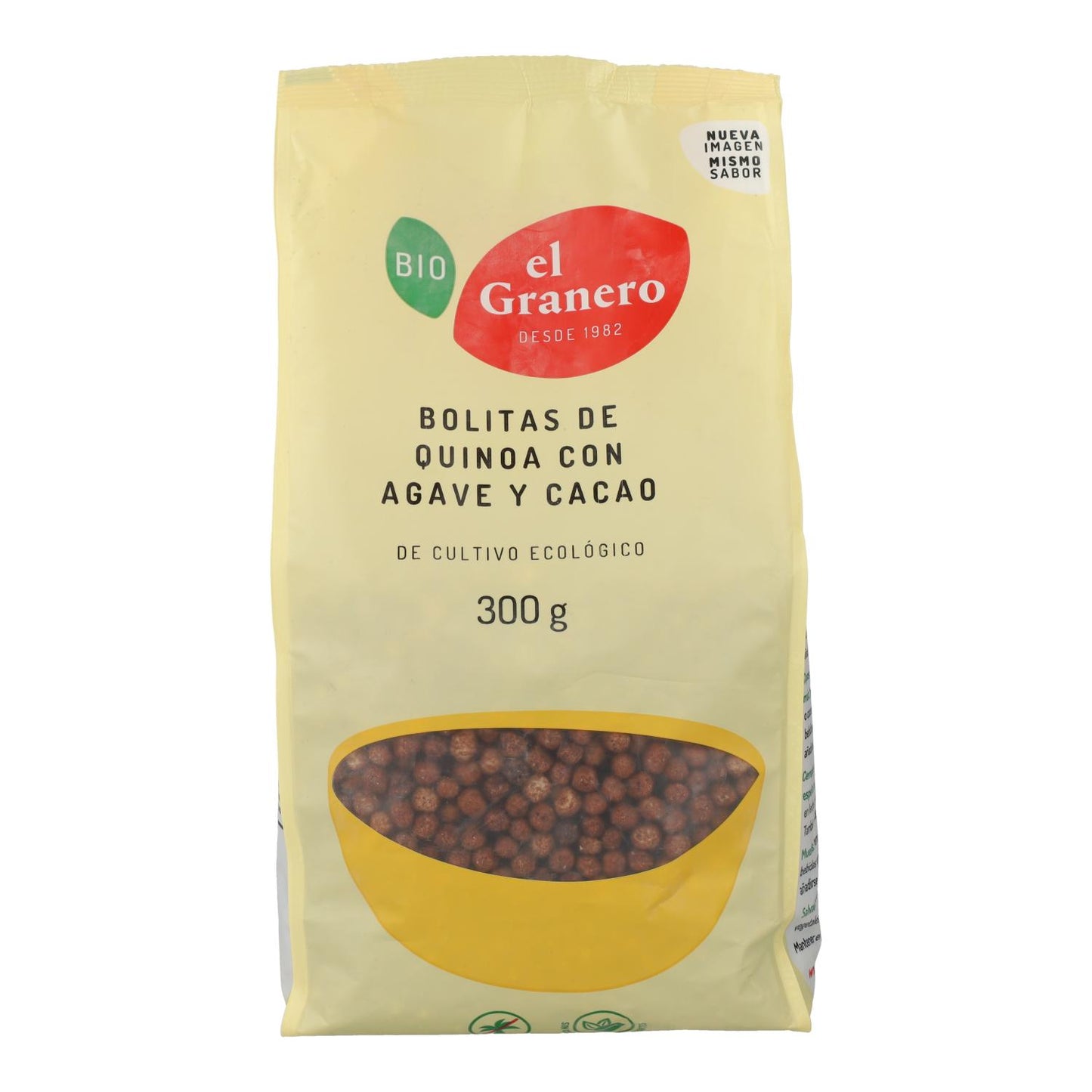 Kulki z komosą ryżową, agawą i kakao El Granero, 300 g