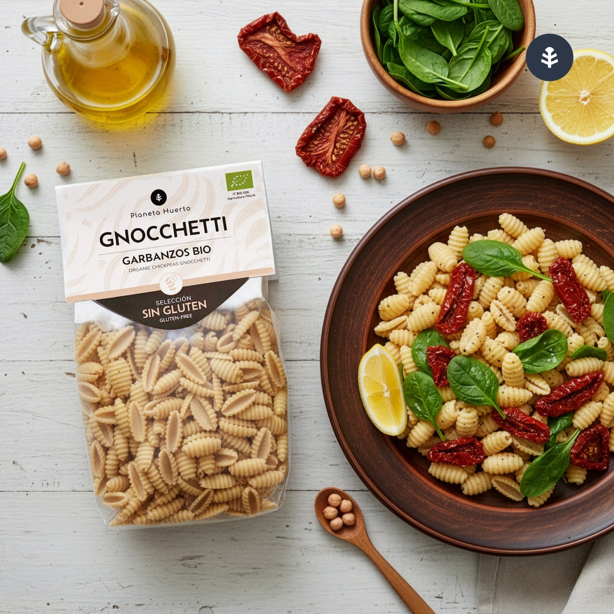 Glutenfreie Bio-Kichererbsen-Gnocchetti Planeta Huerto 250 g