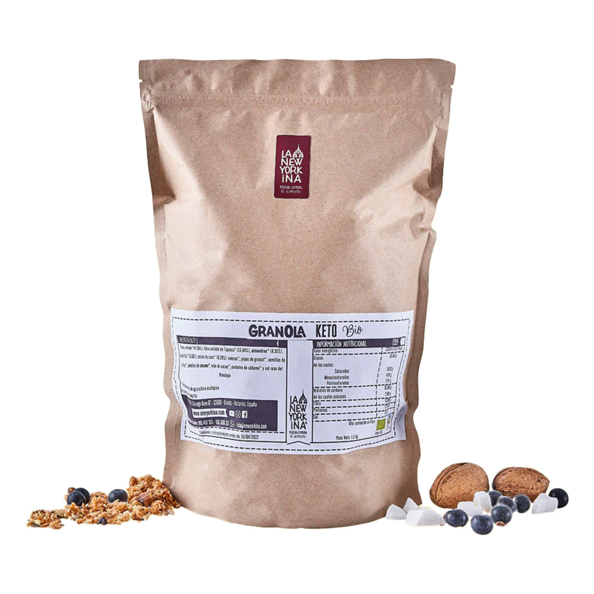 Granola Keto La Newyorkina 1,5 Kg