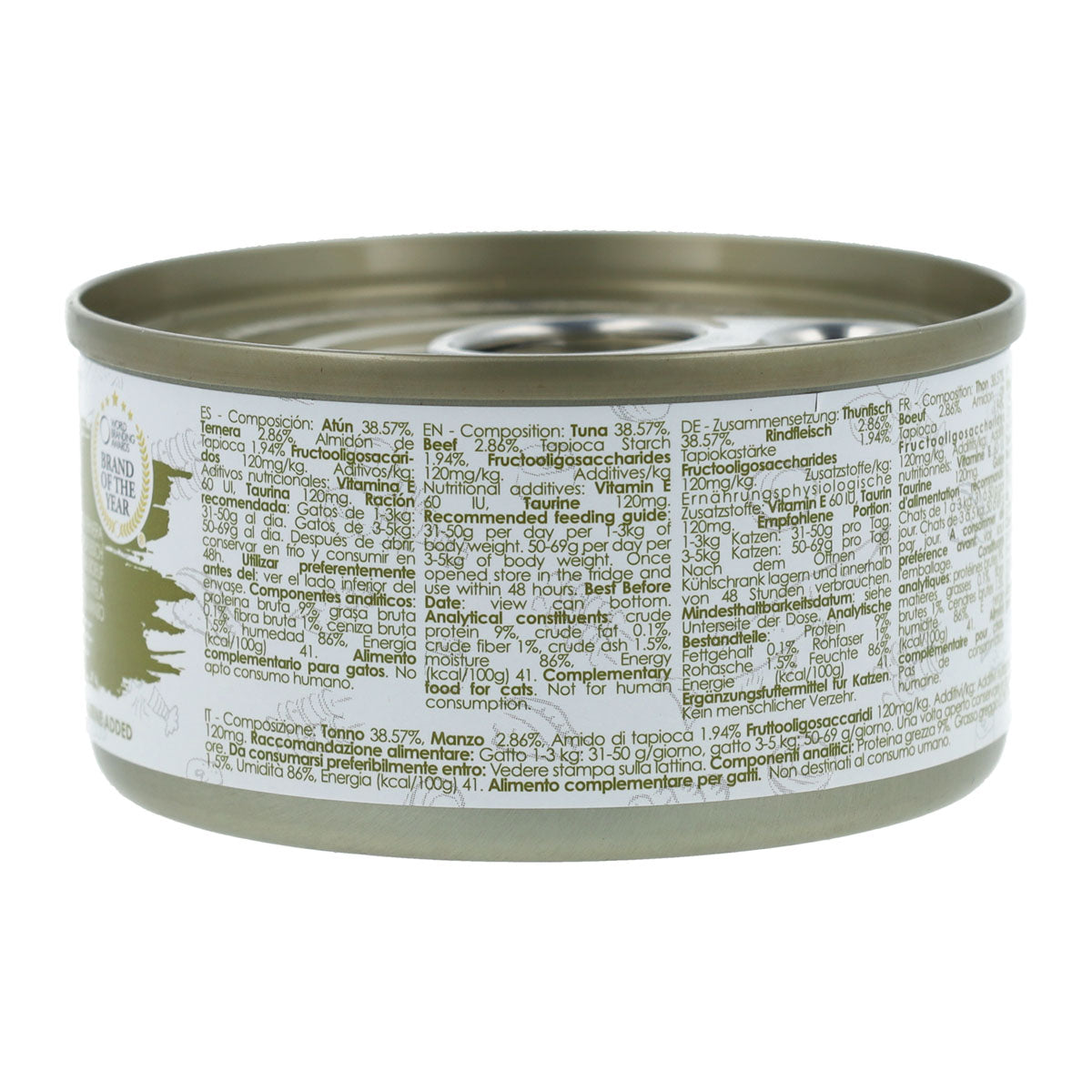 Cat Kit Gravy Tin - Tuna & Beef 70 g Wet cat food in sauce