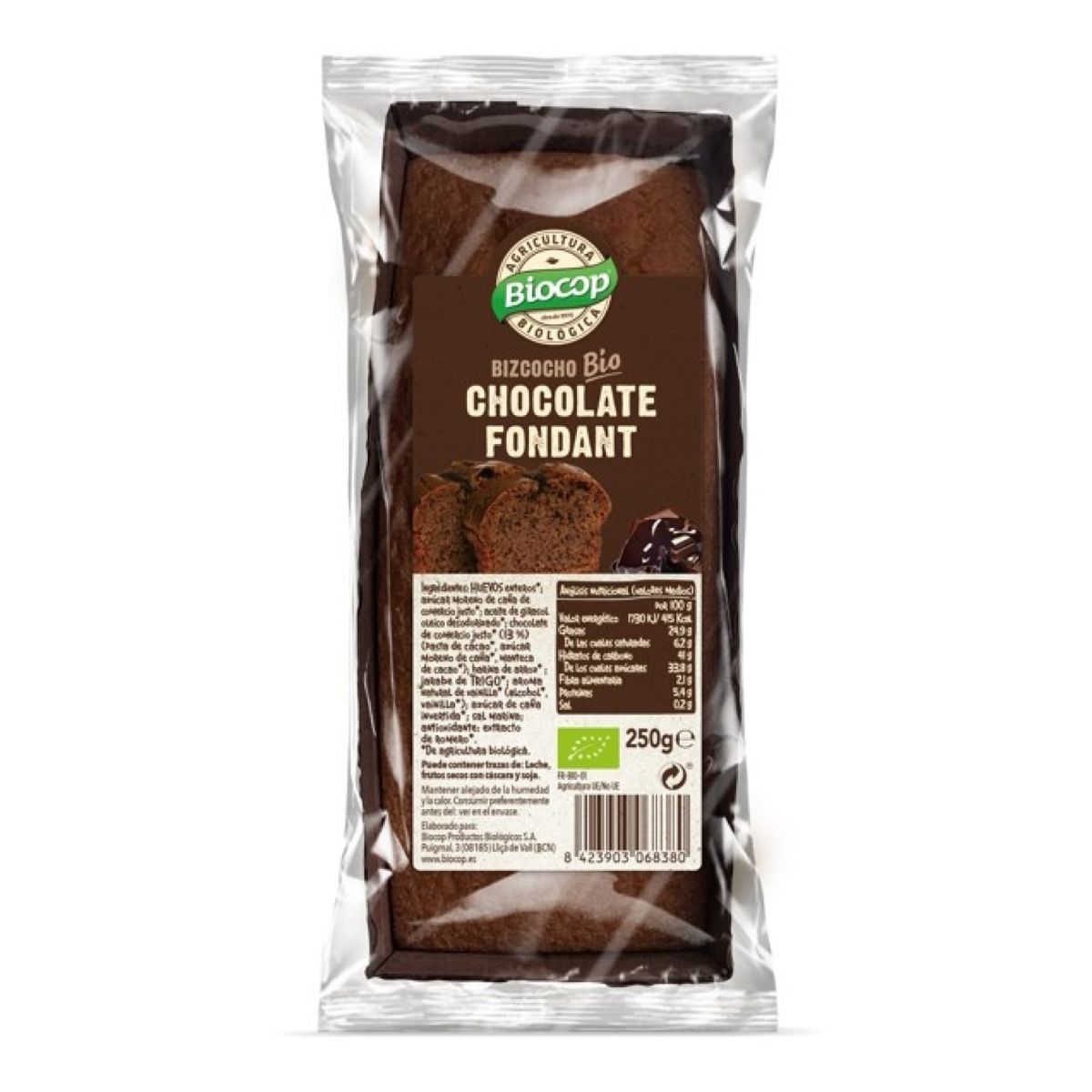 Fondantchokladkaka Biocop 250 g