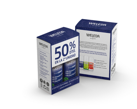 Déodorant roll-on pour homme Duplo 50 ml Weleda