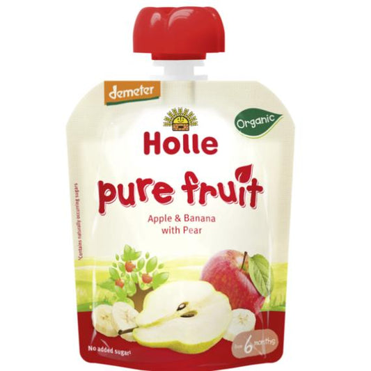 Smoothie BIO pomme banane et poire Holle 100 g