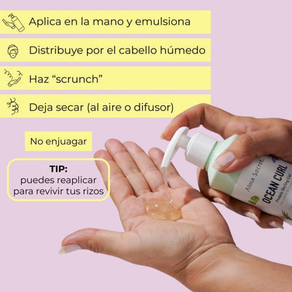 Lockdefinierande gel Ocean Curl, Alma Secret, 250 ml