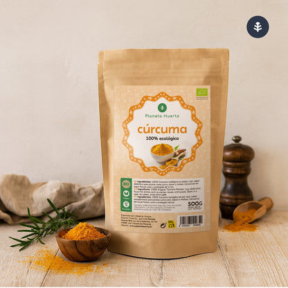 Kurkumapoeder ECO Planeta Huerto 500 g