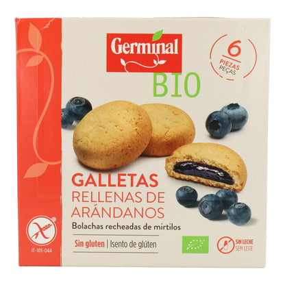 Germinal gluten-free biscuits filled with blueberry cream, 200 g