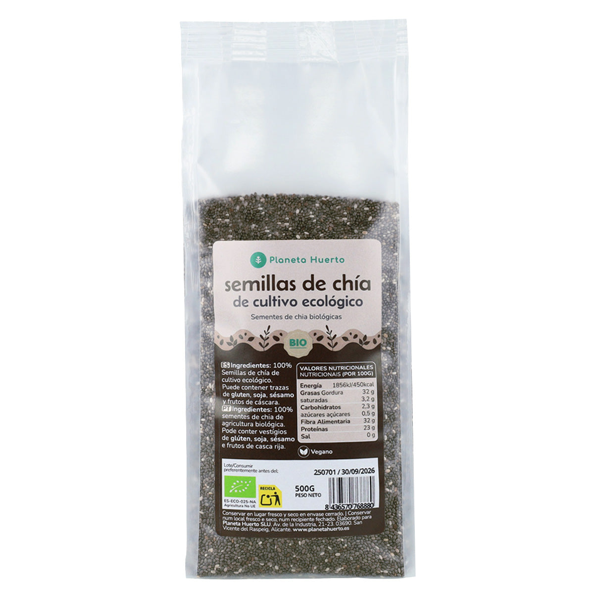 Chia seed ECO Planeta Huerto