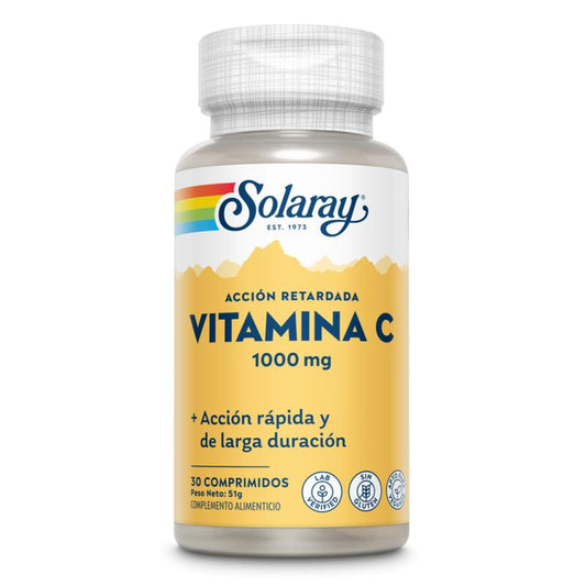Small Vitamin C 1000 mg Solaray, 30 tabletter