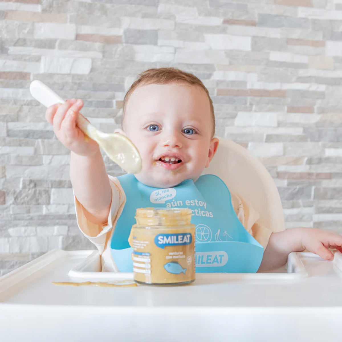 3-pack burkar med ekologiska grönsaker och hälleflundra +6 månader Smileat 230 g
