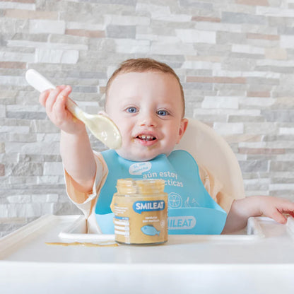 3-pack burkar med ekologiska grönsaker och hälleflundra +6 månader Smileat 230 g