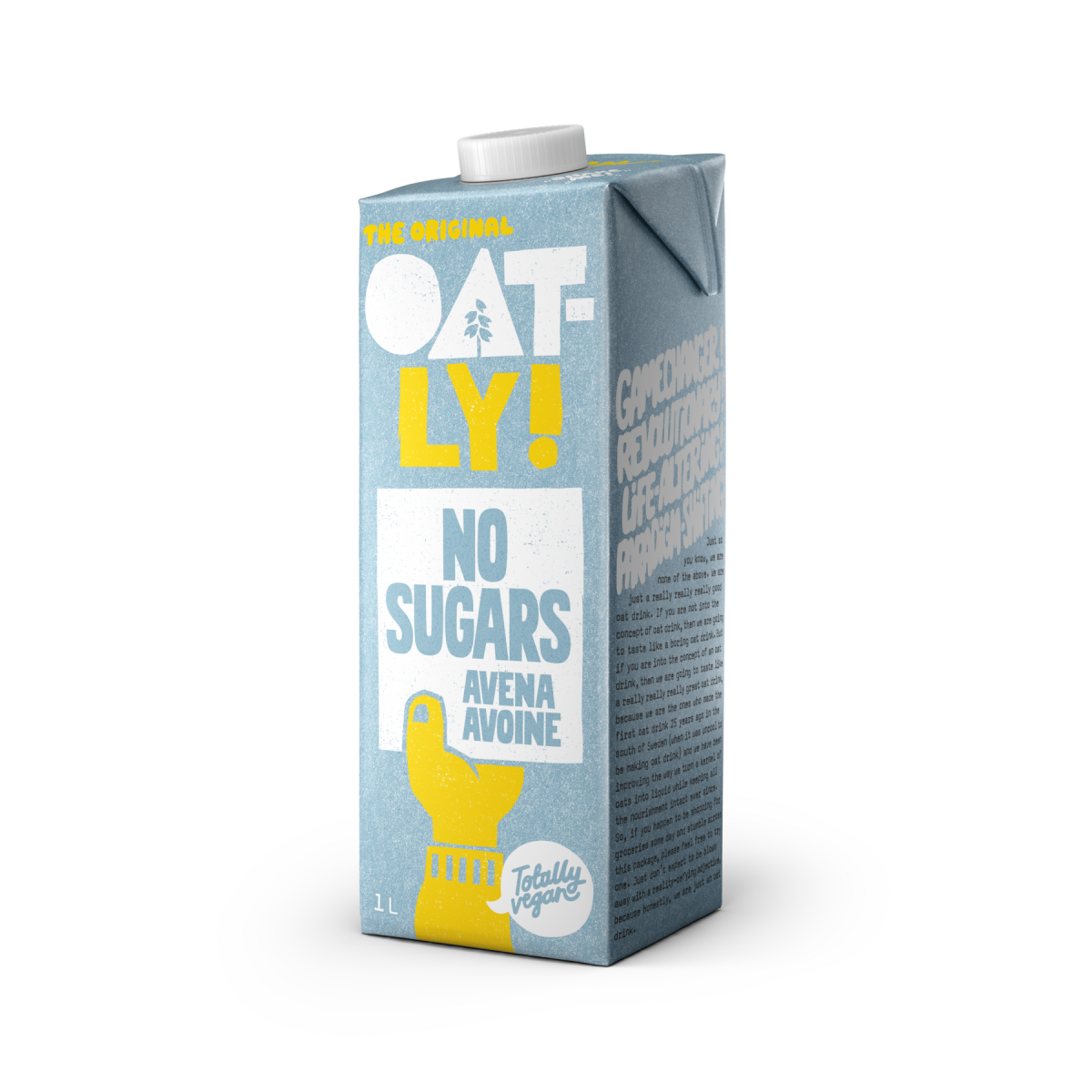 Oatly suikervrije haverdrank 1 L