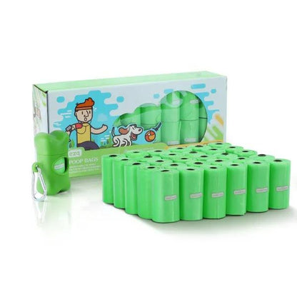 Biodegradable dog waste bags with dispenser 450 bags - 30 rolls