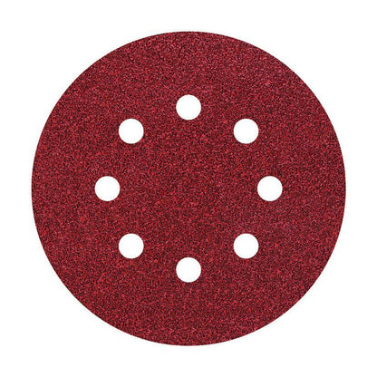 25 självhäftande slipskivor med hål Ø 125 mm Wolfcraft Korn 120