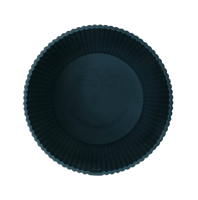 Elho Vibes Fold Round Deep Blue Plant Pot 18 cm