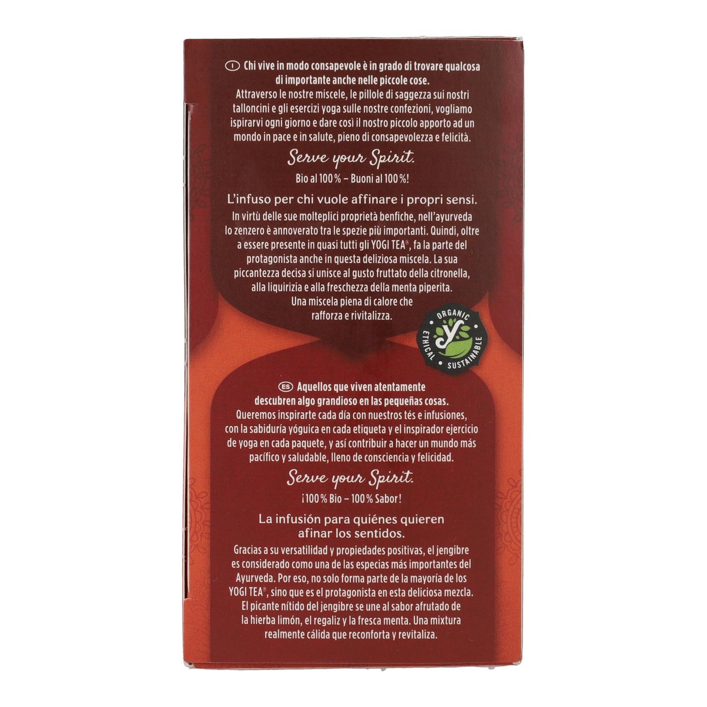 Yogi Tea BIO Imbir, 17 torebek
