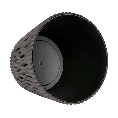 Vaso Duna con inserto grigio talpa D 16 x 14